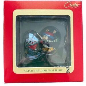 NIB - M Gilmore Christmas Ornament “Catch The Christmas Spirit”